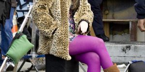 Mischa Barton in collant…fucsia!