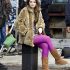 Mischa Barton in collant…fucsia!