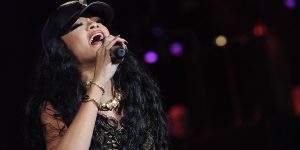 Il culo in collant di Rihanna