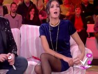 Caterina Balivo in Collant Neri: un video strepitoso