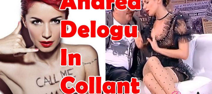 Andrea Delogu in collant: video compilation